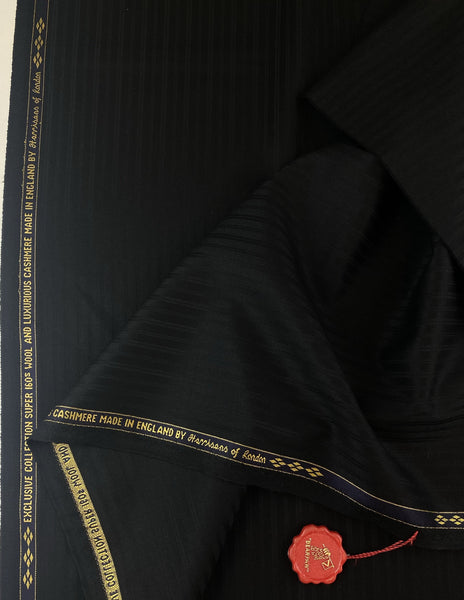 Super 160s black harrisons sterling cloth