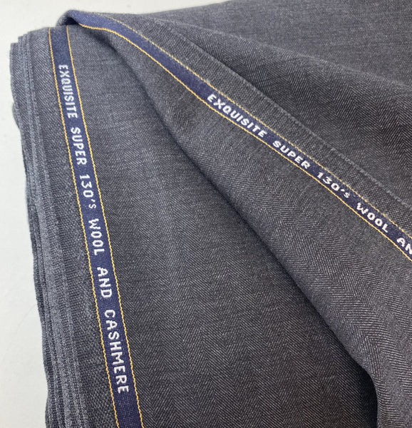Super 130s wool and cashmere by sterling cloth