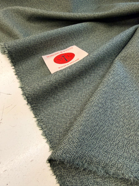 Mill Bank Collection 18513/F6 Crepe Style weave Merino Wool Olive Green Made In Huddersfield By Marling & Evans (Copy)