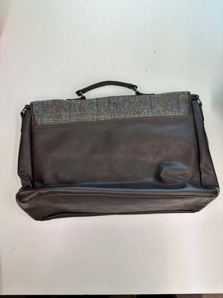 Carloway Harris Tweed Check Travel / Briefcase Bag Brand New