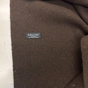 100 % Lambswool Melange Brown With Green And Red And Burgundy By Joshua Ellis