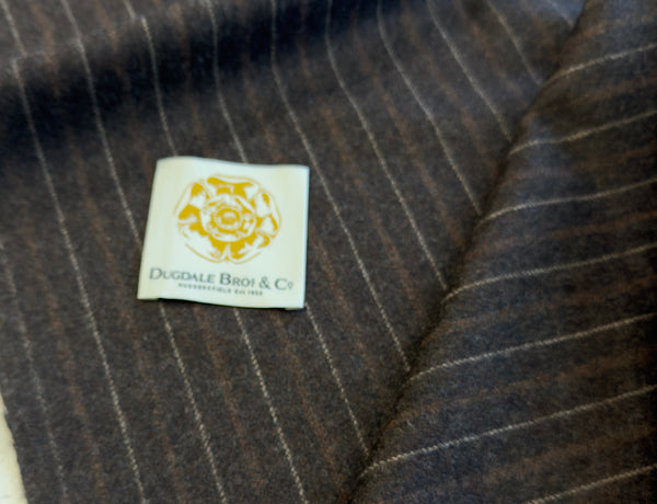 100% Woollen Flannel Stripe by Dugdale Bros Made in Huddersfield