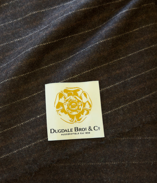 100% Woollen Flannel Stripe by Dugdale Bros Made in Huddersfield