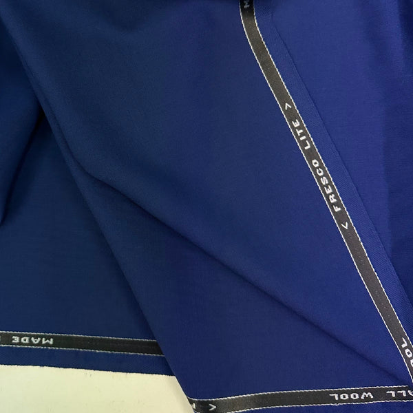 Fresco Lite All Wool Barley Blue Made In England By Huddersfield Fine Worsted