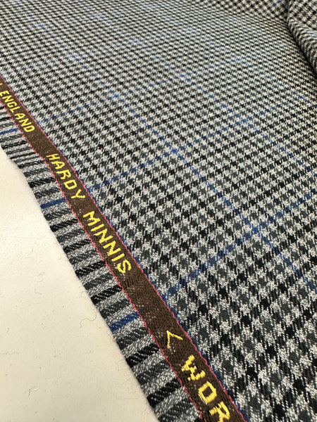 Worsted Alsport All Wool Gunclub Check By Hardy Minnis Made In England