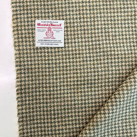 100% British Undyed Wool Natural Four Point Star Design In Camouflage Green And Brown Made In Huddersfield By Marling & Evans