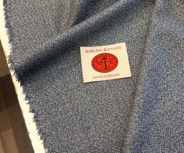 Mill Bank Collection 18513/L11 Crepe Style weave Merino Wool Gun Metal Grey Made In Huddersfield By Marling & Evans (Copy) (Copy)