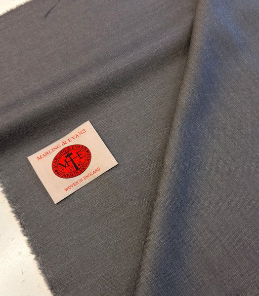 Mill Bank Collection 117962/AA25 Plain weave Merino Elephant Grey  Made In Huddersfield By Marling & Evans (Copy) (Copy)