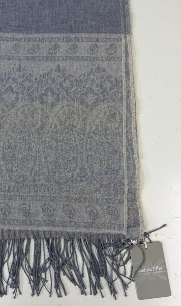 Pure Cashmere Stole by Joshua Ellis Made in England