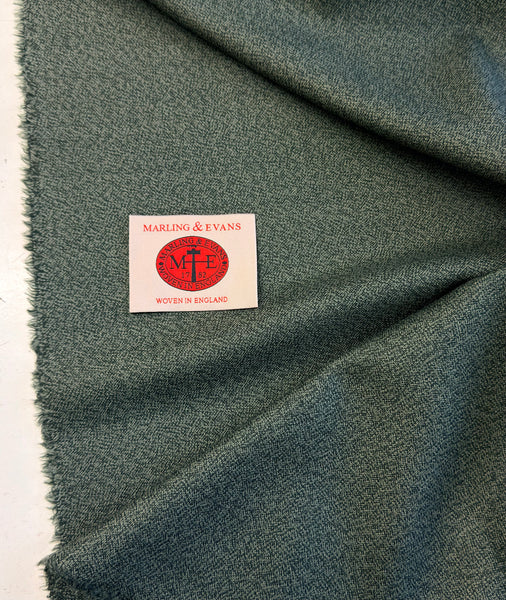 Mill Bank Collection 18513/F6 Crepe Style weave Merino Wool Olive Green Made In Huddersfield By Marling & Evans (Copy)