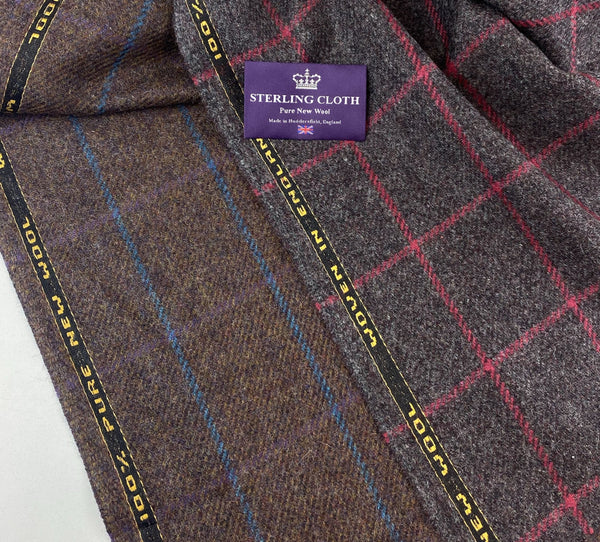 British Tweed Pure new wool by Sterling Cloth 