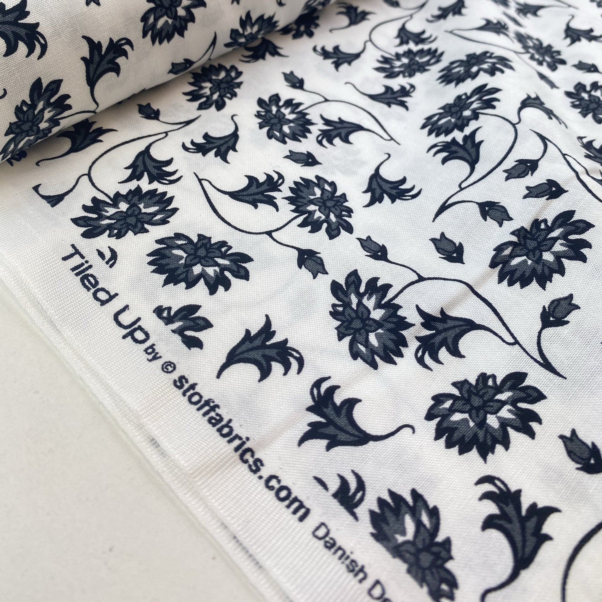Floral Tiled up By Stoffabrics.com Danish Design Printed in Japan