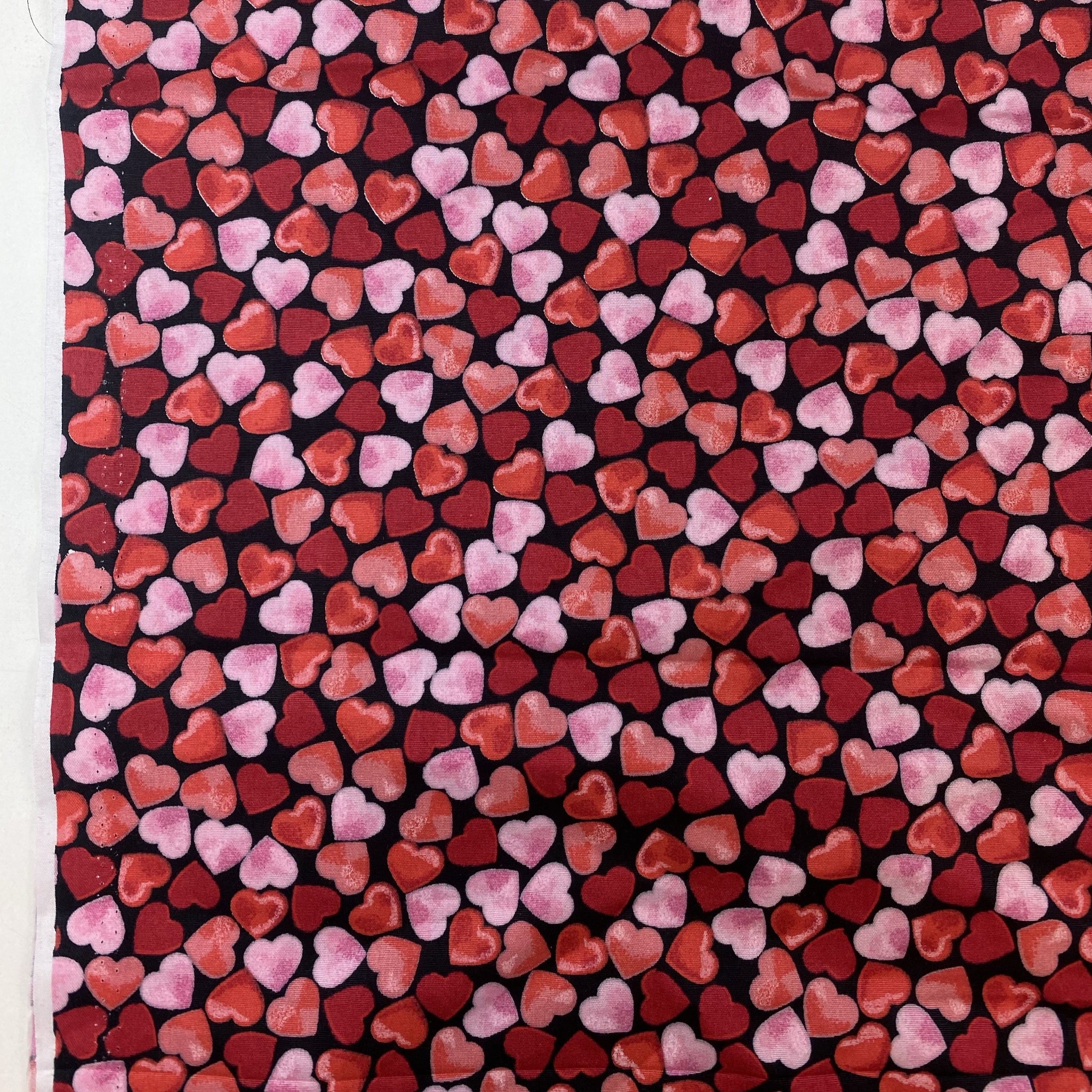 Hearts printed Cotton Poplin 