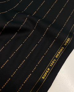 Black Gold Signture Stripe George Floyd by Sterling Cloth