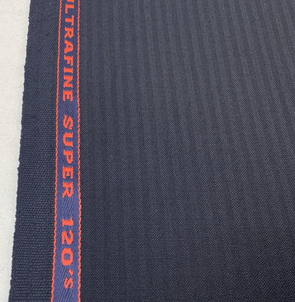 Super 120 all wool by Sterling Cloth Navy